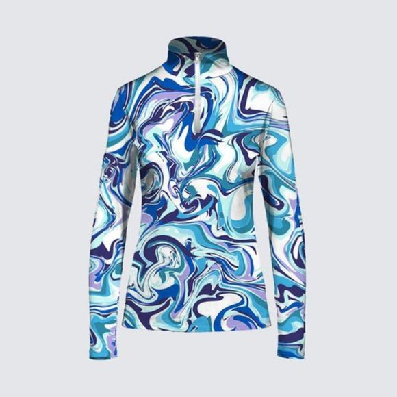 ABSTRACT Catherine Full-zip Active top